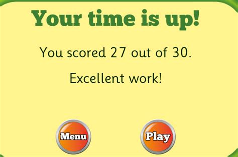 Image result for Hit the Button Score Picture