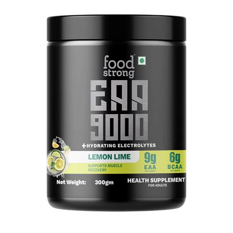 EAA 9000 with Hydrating Electrolytes, Lemon Lime Flavour – foodstrong
