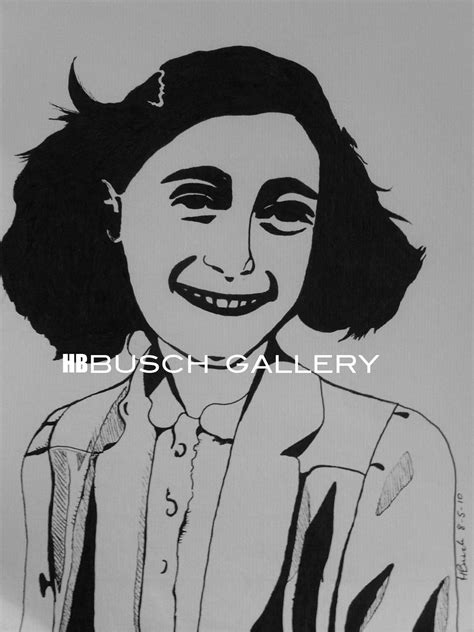 Anne Frank Sketch at PaintingValley.com | Explore collection of Anne ...