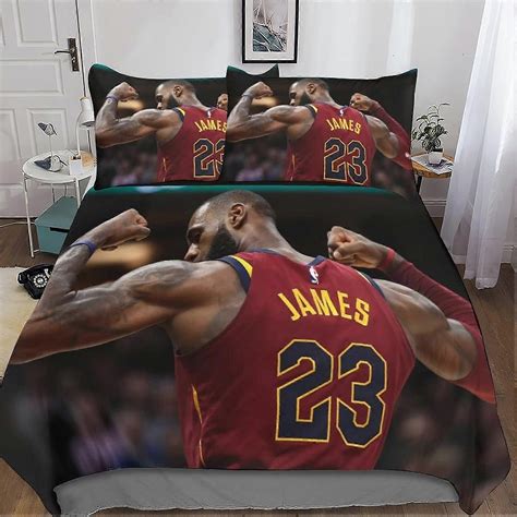 Lebron James Duvet Cover Bedding Set, Basketball Duvet Cover and ...