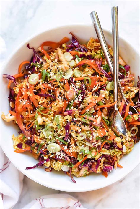 Spicy Korean Coleslaw Recipe - foodiecrush