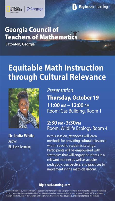 Looking Forward to Speaking at GCTM!! - Georgia!