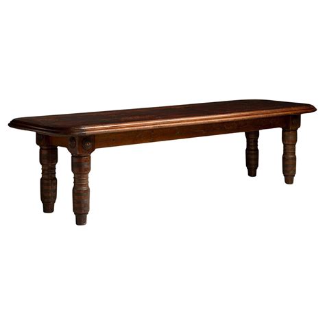 Pine and Mahogany Dining Table (Small), England circa 1890 For Sale at 1stDibs