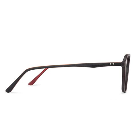 Matte Brown Black Full Rim Rectangle Vincent Chase Classic Acetate ...