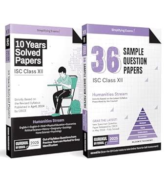 Gurukul by Oswal ISC Humanities Combo of 36 Sample Question Papers and ...