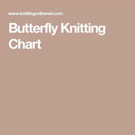 Image result for Butterfly Knitting Graph