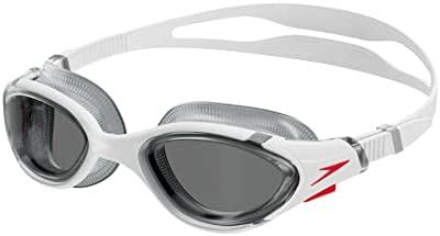 Buy Speedo Biofuse.2.0 Unisex Adult Silicone Swimming Goggles, White ...