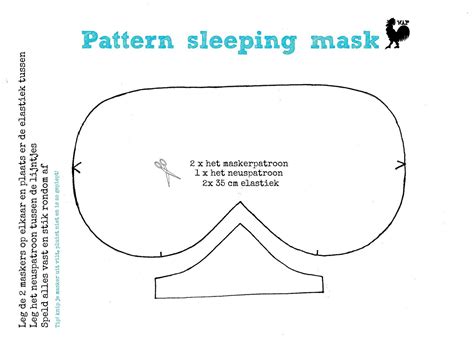 Image result for Sleep Mask Pattern