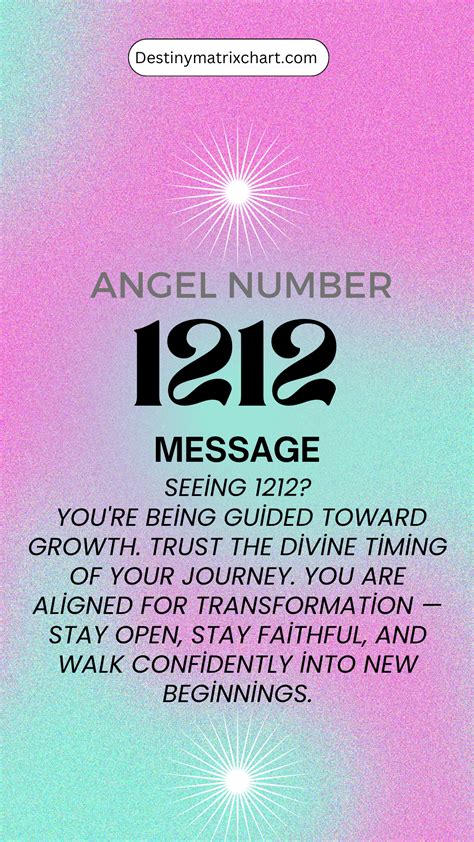Angel Number 1212 Meaning 🌈 | Transformation, Alignment & Divine Timing ...