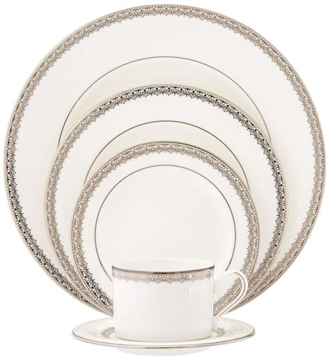 Buy Lenox Lace Couture 5-Piece Dinnerware Set, Service for 1 Online at ...