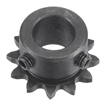 uxcell 12 Tooth Roller Sprocket B Type, 25 Chain, Single Strand 1/4 ...