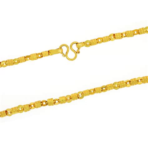 Joyalukkas 22KT Yellow Gold Chain for Girls : Amazon.in: Jewellery