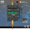 EURO Power Contactor LC1E63 63 Amps Volts 220 AC 3 Pole 3NO Copper coil ...