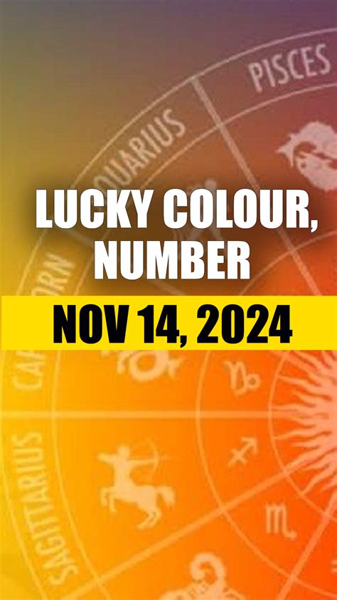 Horoscope Today, Nov 14, 2024: Know lucky colour, number of all zodiac ...