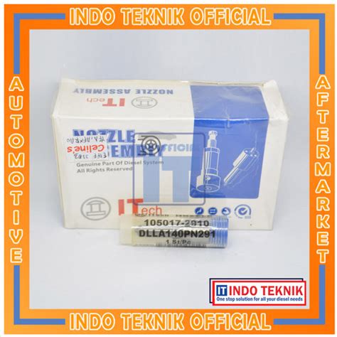 Jual Nozzle Injector KOMATSU PC200-7 6D102 itech 105017-2910 PN291 ...