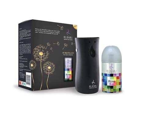 Rubaru Automatic Air Freshener Dispenser Rose , 300 ml : Amazon.in ...