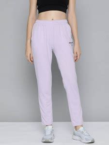 HRX by Hrithik Roshan Solid Women Purple Track Pants - Buy HRX by ...