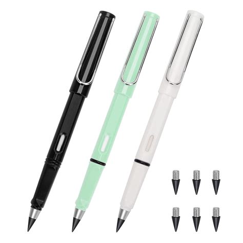 Hoedia 3pcs Everlasting Pencil Unlimited Inkless Pencil,Reusable ...