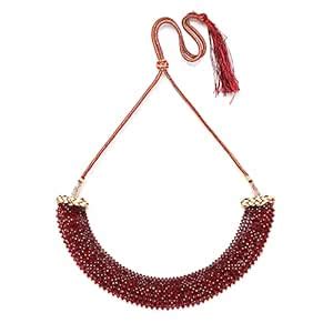 sanjog Shining Crystal Choker Necklace for Women Girls Party Wedding ...