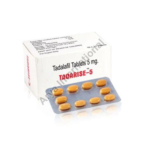 Tadarise 5mg Tablets Exporter, Supplier from Mumbai