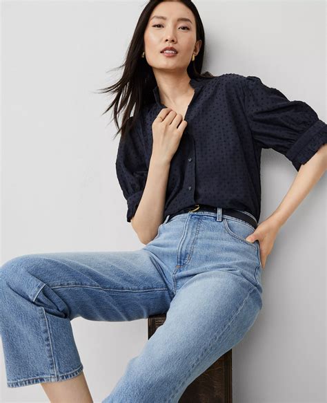 Clip Ruffle Collar Blouse