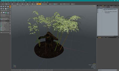 Big Ape Gigantopithecus Eats Bamboo Plants 3D | 3D Molier International