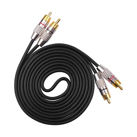 Buy Audio Video Connecting Wires 2RCA to 2RCA Stereo Audio Cable ...
