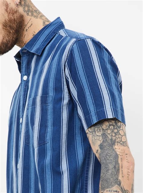 Buy URB_N Men Striped Shirt Online at just Rs. 999.0 - 1000015152711 ...