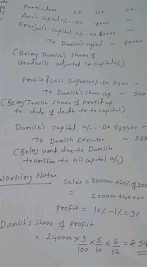 (4) His share in the profit of the firm till the date of his death ...
