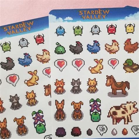 Stardew Valley Stickers - Etsy