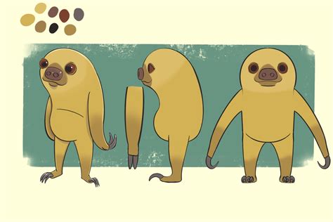 Image result for How to Draw a Two Toed Sloth