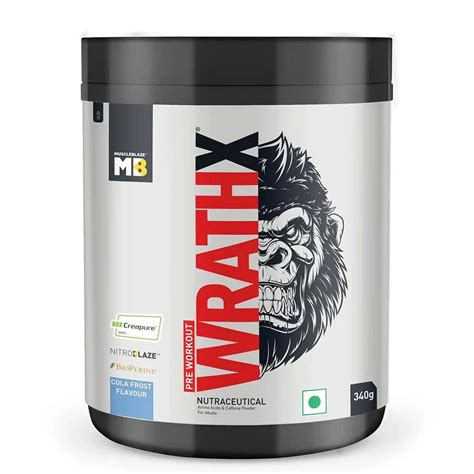 MuscleBlaze Wrathx – Energy & Endurance Pre-Workout – PowerShieldSupplement