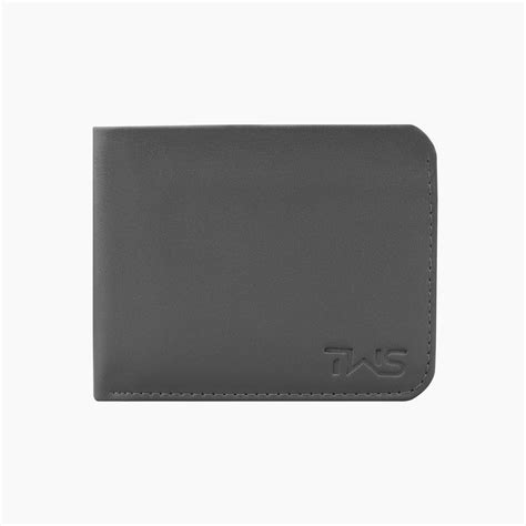 Pure Slim RFID Protected Leather Wallet For Men - Grey
