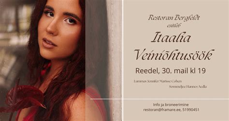 Itaalia veiniõhtusöök, Ranna tee 2 , 90403 Haapsalu, Estonia, Muhu, 30 ...