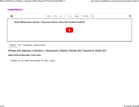 Image result for Learn Python Tkinter in Hindi Codewithharry