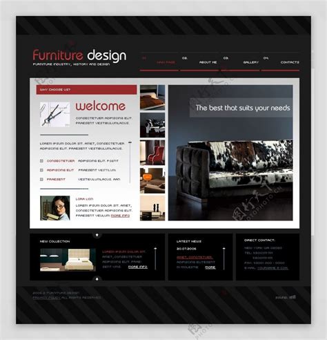 艺术设计网站flash模板下载_站长素材