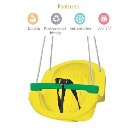 Buy Ok Play Indoor and Outdoor Adjustable Swing for kids, Yellow, Ages ...