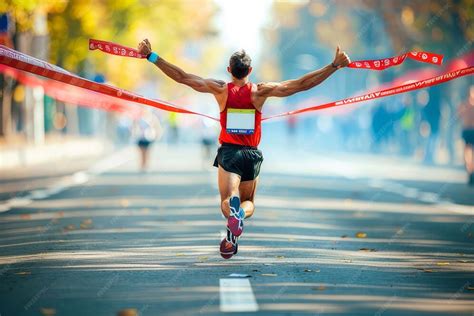 Runner Crossing Finish Line 的图像结果