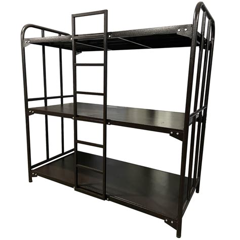 Bunker Cot Bed 3 tier steel sale online from ASK 3 Star Steels ...