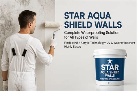 Waterproofing Paint for Interior Walls – Star Aqua Shield – StarShield ...