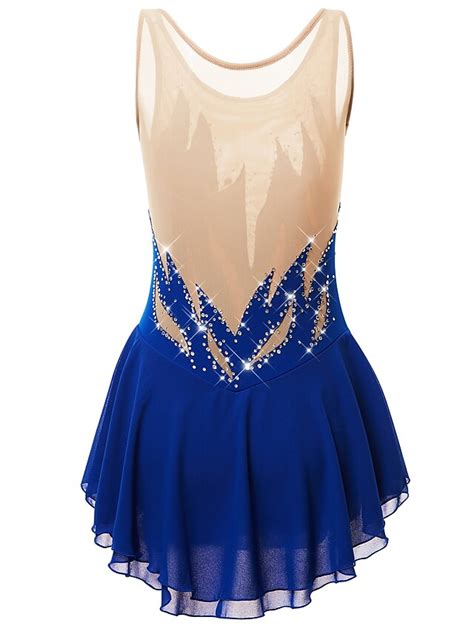 Figure Skating Dress Women's Girls' Ice Skating Dress Outfits Royal ...