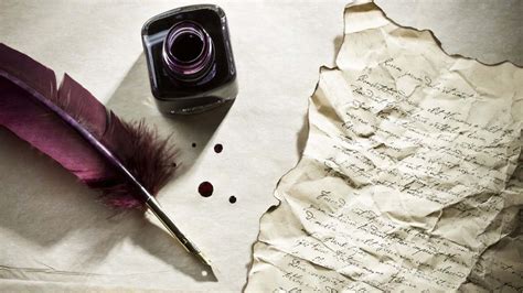 Download A Pen And Ink On A Piece Of Paper Wallpaper | Wallpapers.com