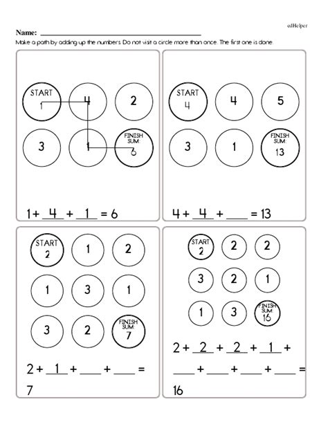 Image result for Math Addition Puzzle Worksheets