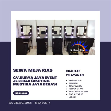 Melayani Sewa Meja Rias Di Kawasan Berikat Nusantara Jakarta