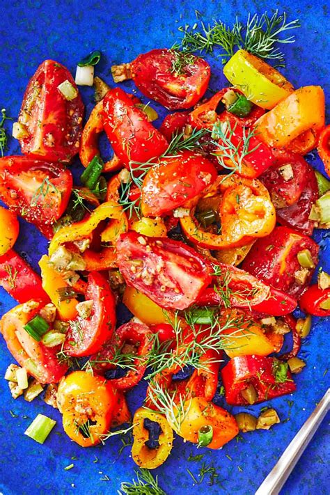 Bell pepper salad – Artofit
