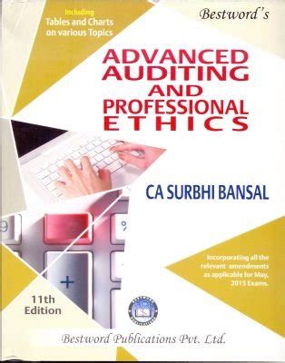 Buy Advanced Auditing and Professional Ethics - CA Final Book Online at ...