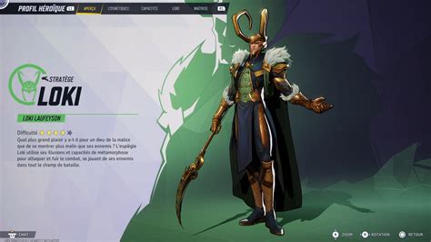 Loki : Capacités, stats, costumes | Guide Marvel Rivals