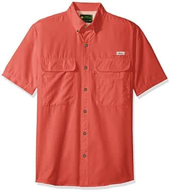 Buy GH Bass Men's Explorer Charter Short Sleeve Solid Fishing Shirt, 2X ...