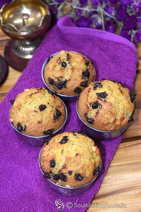 Wheat muffins-Pressure cooker method [Without oven]-How to make-Step by ...