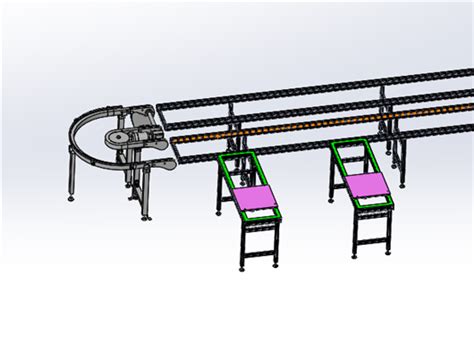 【工程机械】工厂流水线布局设计模型三维图纸 Solidworks设计 - 知乎